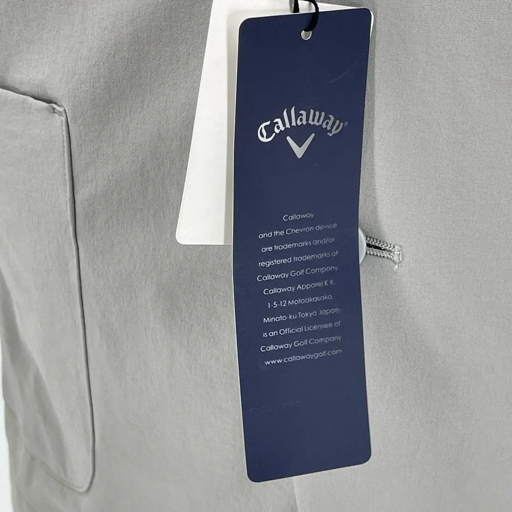 Callaway Grey Nylon Sport Coat Men’s Size L Made‎ In Japan Import Exclusive NWT